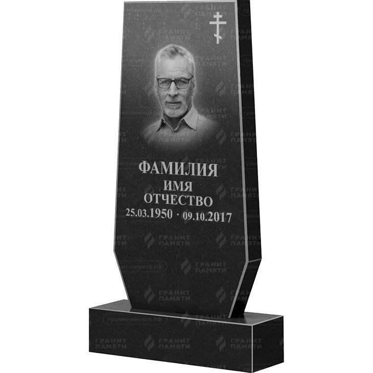 Гранитный памятник ФГ-004  130x60x8 - 1