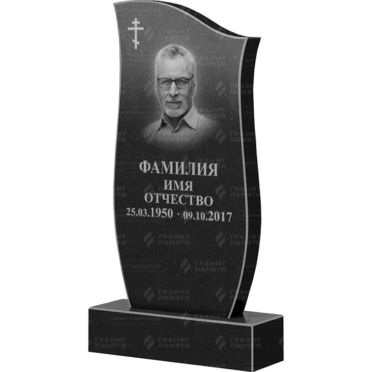 Гранитный памятник ФГ-033  110x50x7 - 1